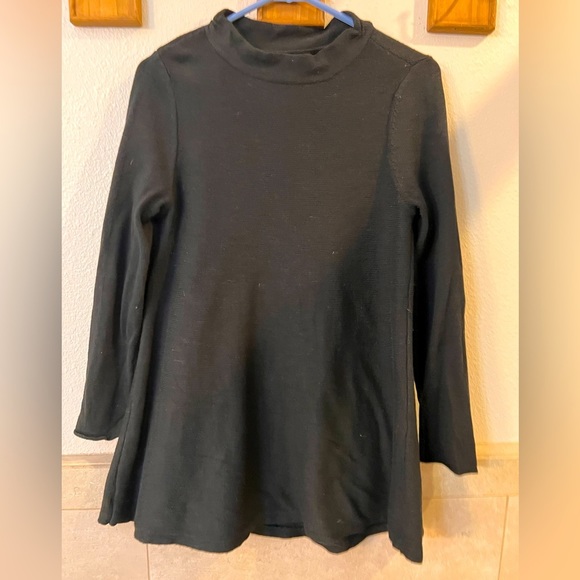 J. Jill Sweaters - 𝅺J Jill black pullover tunic sweater, size medium